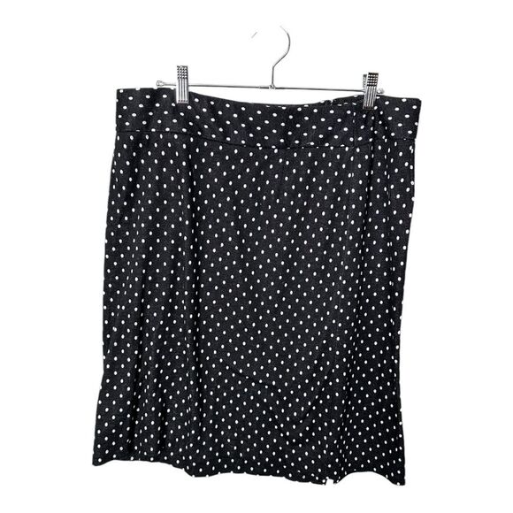 Lane Bryant Black & White Polka Dot Pencil Skirt  Plus Size 22 - Picture 2 of 6